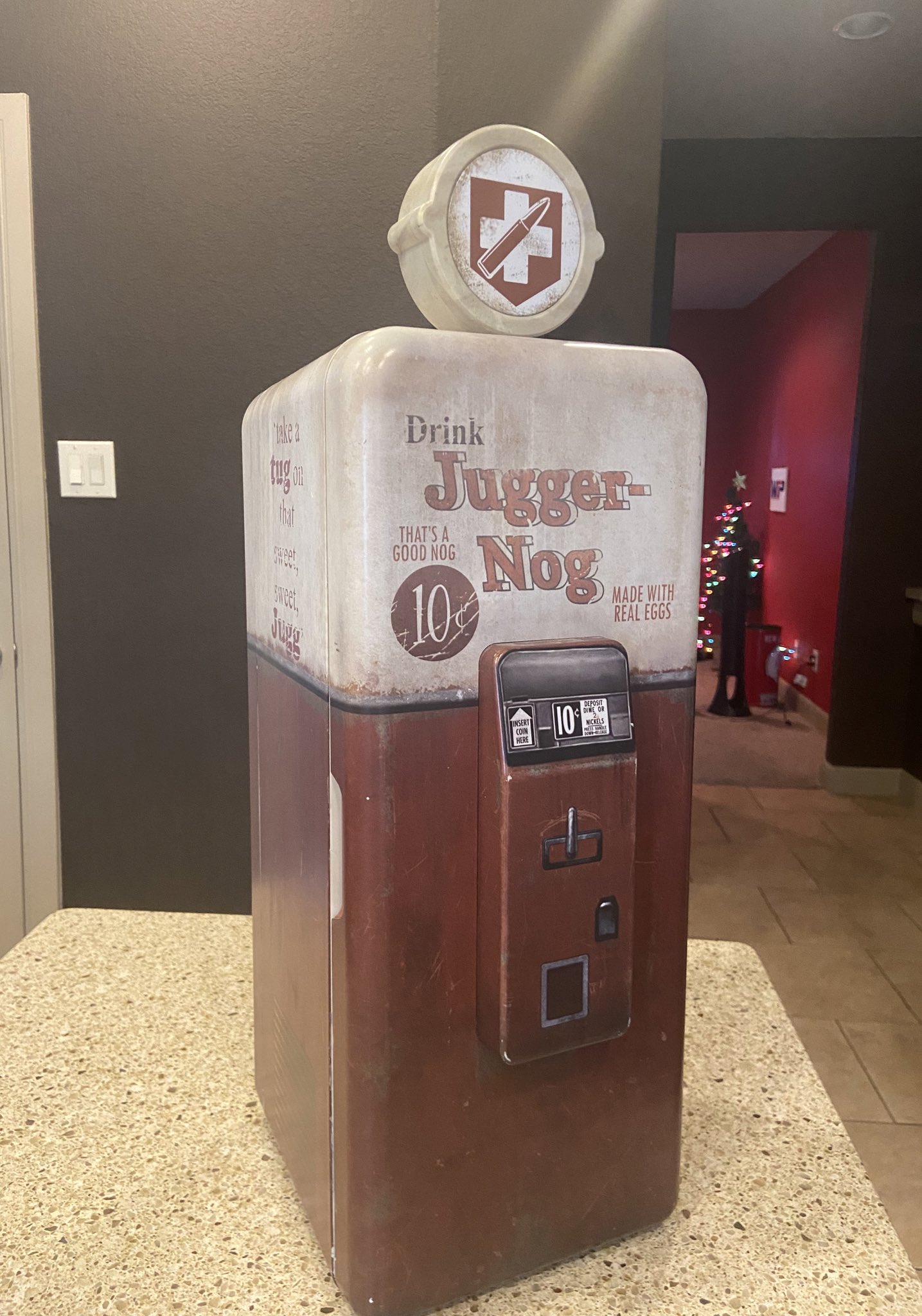 LG WeThePeople on X: Living my best life Bought the Juggernog mini fridge  from Call of Duty zombies  / X