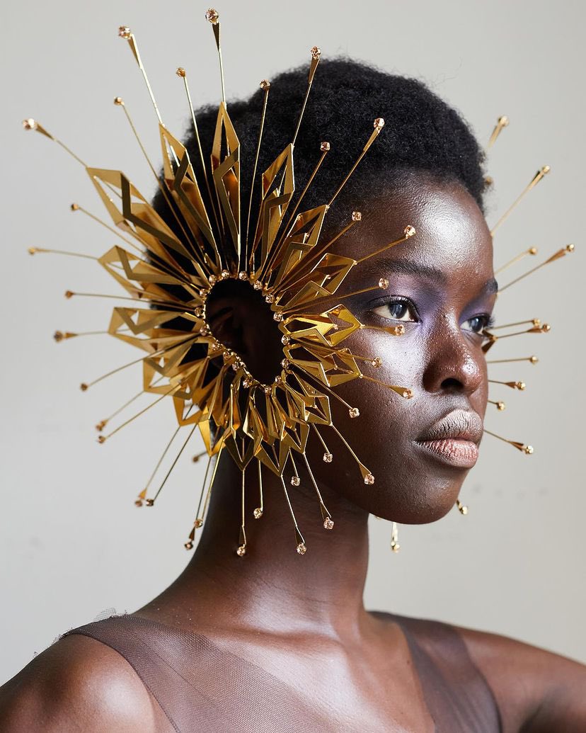 ARCHITECTONICS - Paris Fashion Week 2023/2024 , Fashion Couture week.
<a href="/rinaldyyunardi/">Rinaldy Yunardi</a> Earpieces for Iris Van Herpen FW 23/24 collections 
Paris, 03 July 2023.