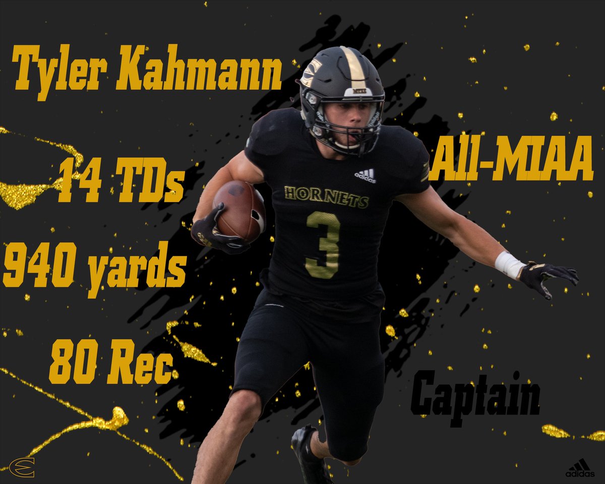 🗣Captain Spotlight 

<a href="/tyler_kahmann33/">Tyler Kahmann</a> numbers in two seasons ✅
All-MIAA✅
🚨 80 Community Service Hours
Captain✅🐝 
#SayWhen #StingersUp 🐝