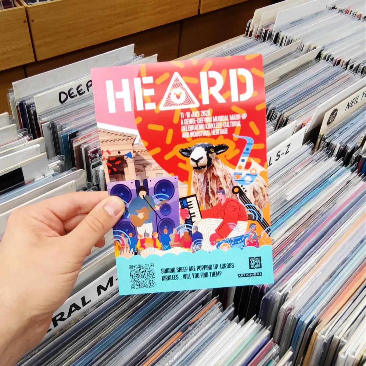 vinyltaprecords's tweet image. #HERD2023 is a vibrant, musical soundscape and major participatory project in Kirklees. A genre defying mashup of epic proportions celebrating our cultural and industrial heritage.

The finale takes place on Sunday in St. George's Square

🐏🐑🐏🐑😍😎
#KirkleesYearOfMusic #KYOM23