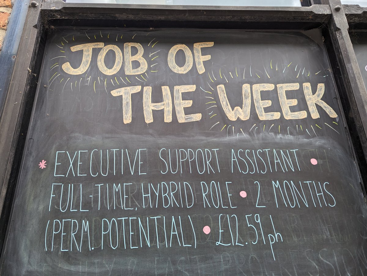 _WorkwithYork's tweet photo. NEW #JOBOFTHEWEEK!

This Executive Support Assistant #vacancy is a full time, hybrid position for 2 months but with potential to go permanent. 

Want to learn more? Please visit https://t.co/JuXiwxr4ec or call Georgina on 01904 566066.

#assistantjobs #yorkjobs #adminjobs #hiring https://t.co/dVLlGnTiZ9