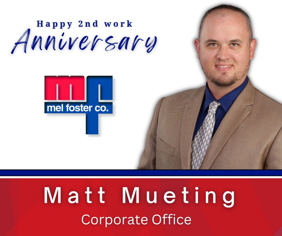 Congrats Matt for 𝑴𝒂𝒌𝒊𝒏𝒈 𝑰𝒕 𝑯𝒂𝒑𝒑𝒆𝒏 for 2 years at Mel Foster Co.! #madeithappen #melfosterco #BuySellBuildInsure facebook.com/13039380030811…