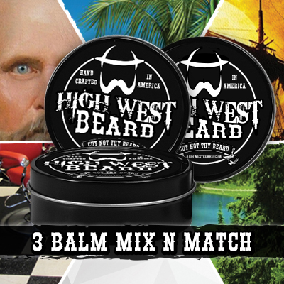 Three Pack Mix N Match Balm highwestbeard.com/product/three-… #beard #beardlife #beardoil #beardgang