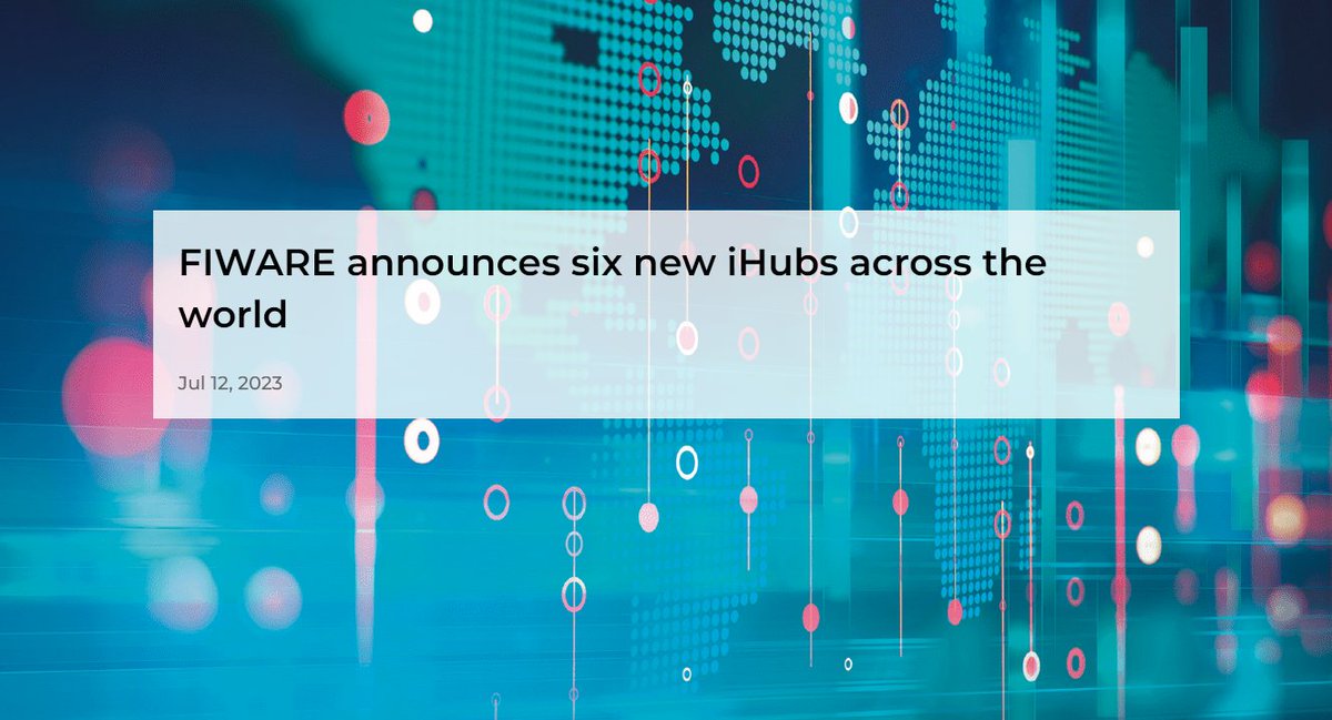 FIWARE announces six new iHubs across the world:
MindfulTech Institute (Gatineau,🇨🇦), <a href="/OpenMemoryLab/">OpenMemoryLab</a> (Mikkeli,🇫🇮),
Smarta Byar Smart Village Community (Boston,🇺🇸),
#TOURiLab (Fuerteventura,🇪🇸), #UrbanServiceProviderCo (Miami,🇺🇸)
#MEDiHub (Naples,🇮🇹)!

fiware.org/news/fiware-an…