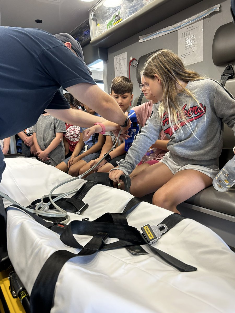 PapillionFire's tweet photo. Station 1 has a group from #GenesisHealth's #MightyGenesis Day Camp here today for a tour! They're also doing run reviews and answering all of their normal calls for service. These guys do it all!
#trueheroes #pfdalwaysready https://t.co/cSAhSy8Il1