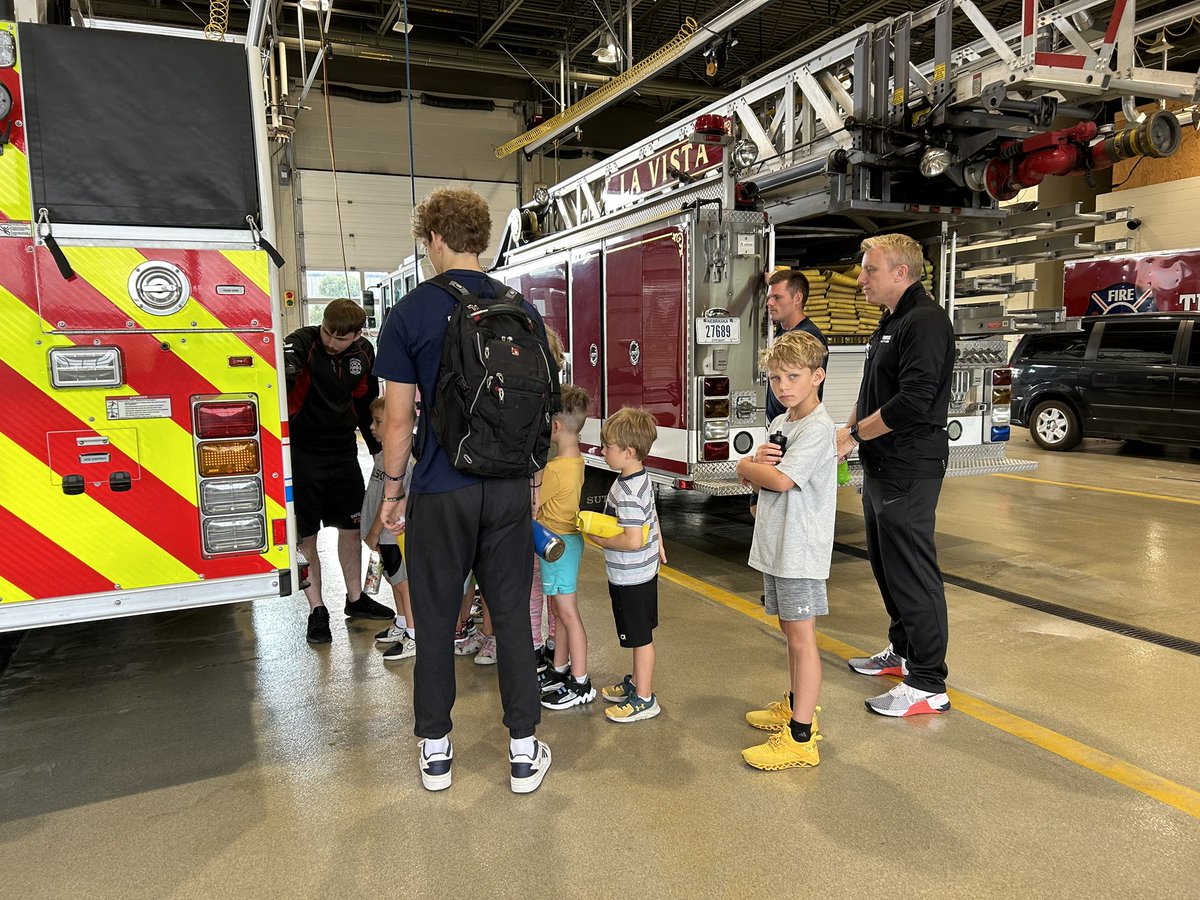 PapillionFire's tweet photo. Station 1 has a group from #GenesisHealth's #MightyGenesis Day Camp here today for a tour! They're also doing run reviews and answering all of their normal calls for service. These guys do it all!
#trueheroes #pfdalwaysready https://t.co/cSAhSy8Il1