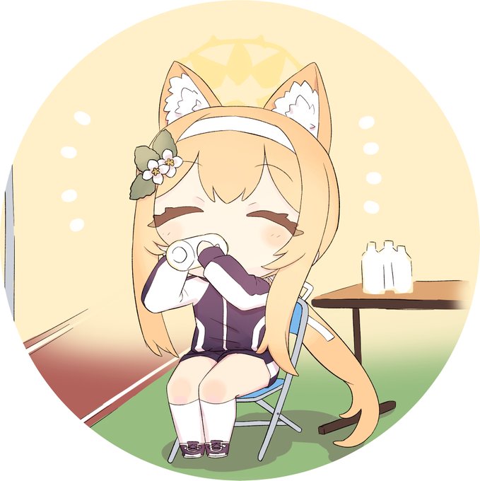 水分補給はこまめに #ブルアカ