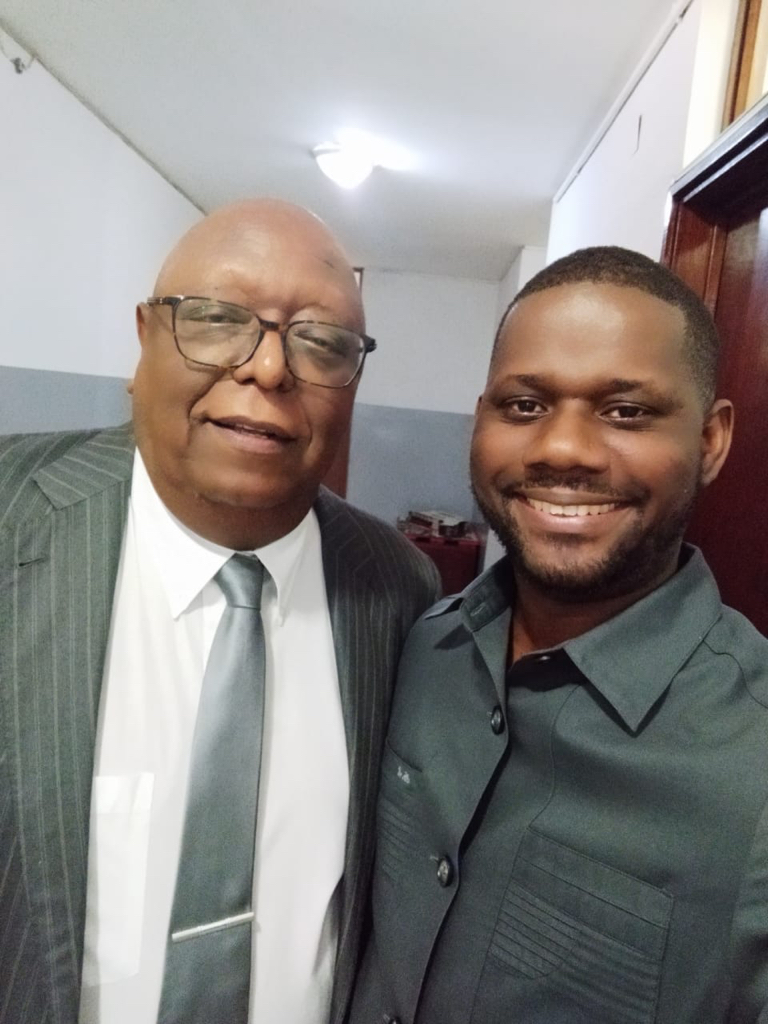 Today I met an old friend . A great reference of academy, culture and governance in Angola: Filipe Zau Minister of Culture and Tourism