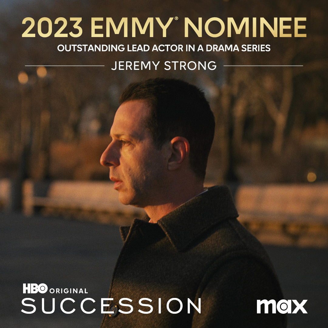 One more time for the eldest boy.  

Congratulations to Jeremy Strong of @Succession on his #Emmys2023 nomination for Outstanding Lead Actor in a Drama Series.