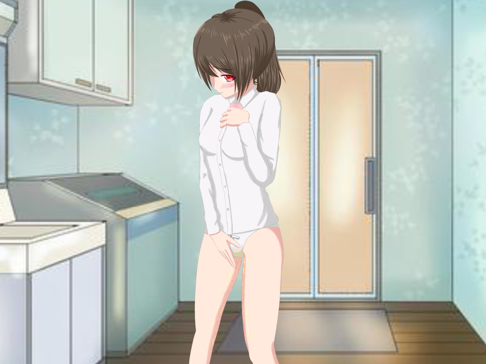 Omocha(女装おもらし&おむつ) on X: RT @tukuyomi529: 派手におもらししてからの後始末 み…見ないで  t.coHI7JSqxBnp  X