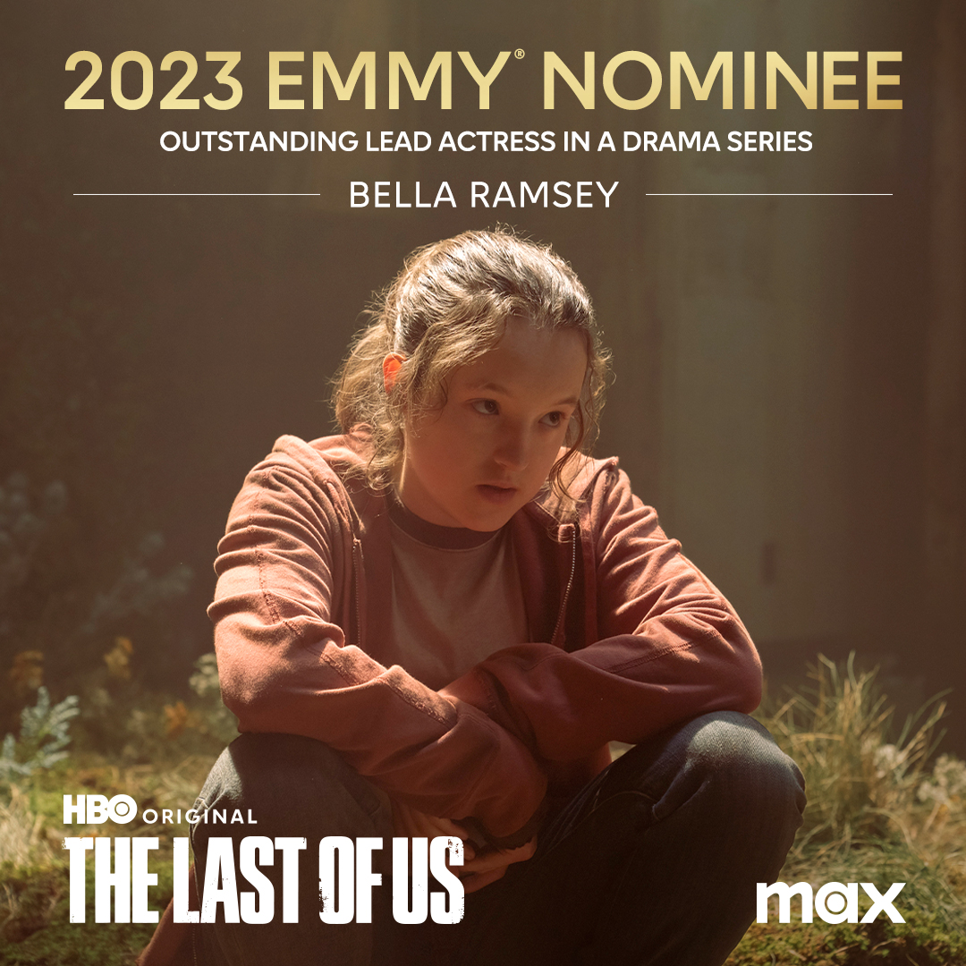 HBO's tweet photo. Endure and survive.   

Congratulations to @BellaRamsey of @TheLastofUsHBO on their #Emmys2023 nomination for Outstanding Lead Actress in a Drama Series. #TLOU https://t.co/3TOy34Zt84