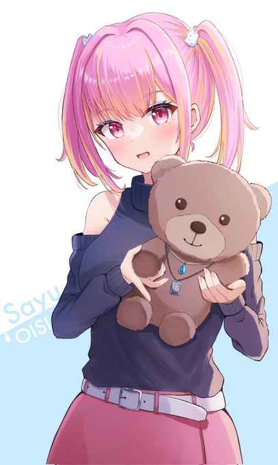 修正版のイラスト置いときますー。メイキングの方も黒枠出なくなりました!  