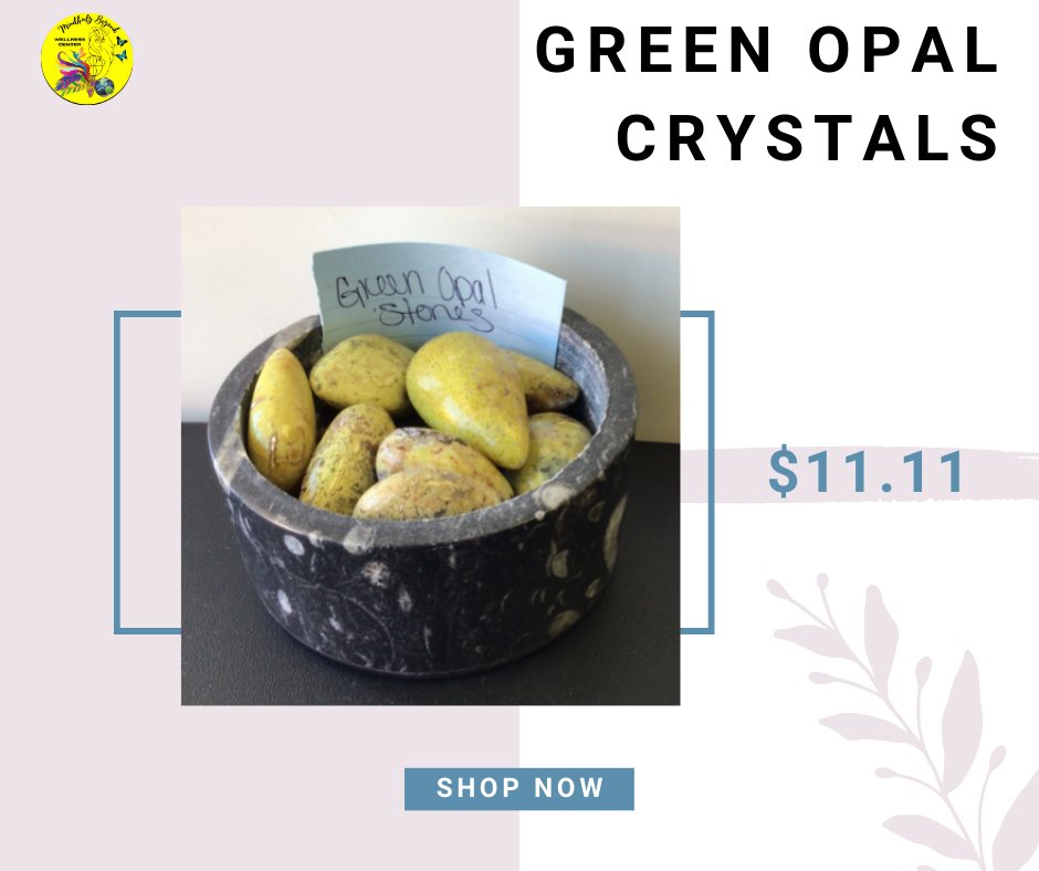 MindBodyBeyond1's tweet photo. Discover the mesmerizing beauty and healing properties of Green Opal Crystals ✨

🌿 Enhance your spiritual journey, promote emotional balance, and invite abundance into your life. Tap into the power of nature's gemstones!

#GreenOpal #CrystalHealing #SpiritualJourney #LionCoin https://t.co/cItjXxe2WJ