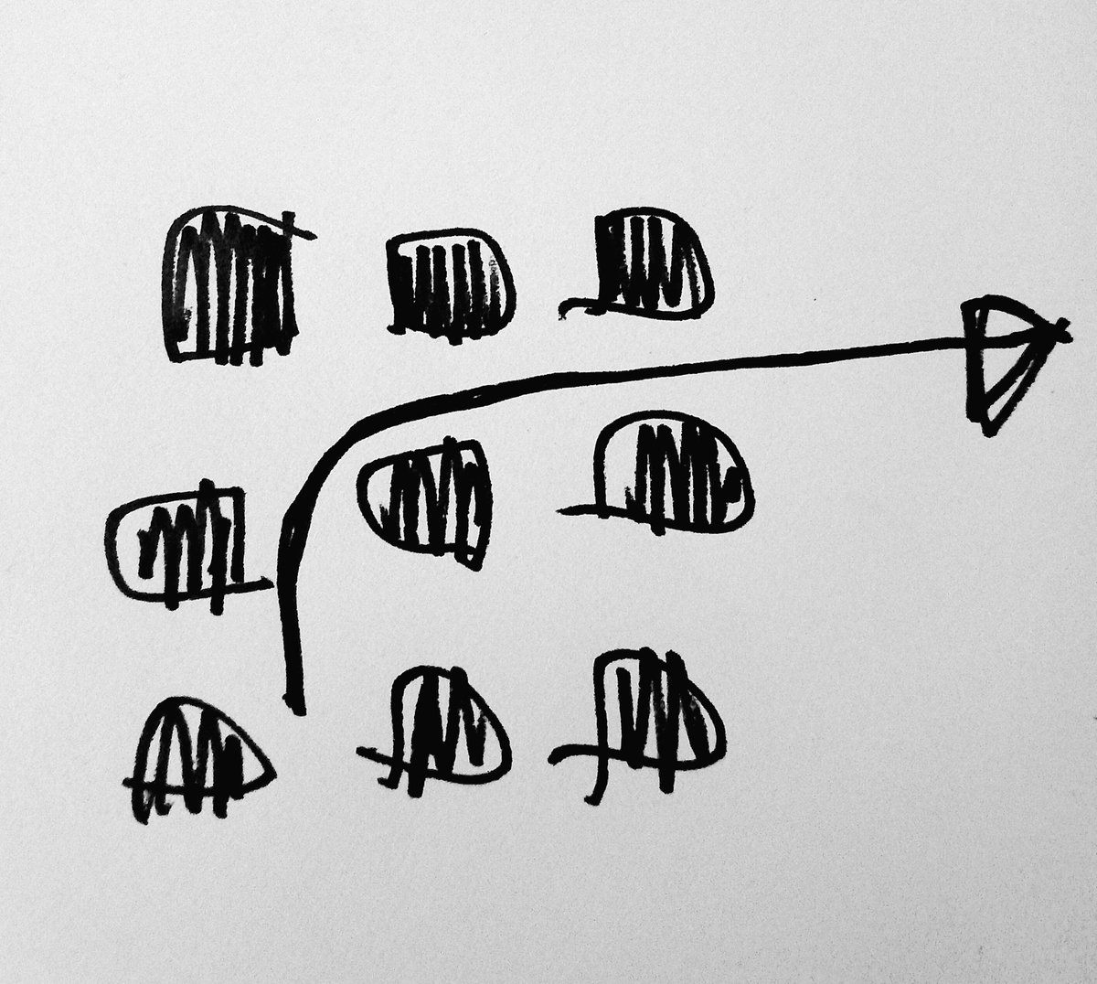 JamesAbellArt's tweet photo. #draweveryday #everyday " #temporary #escape from #boring #Town " pen on paper.#symbols #minimal #smalltownvalues https://t.co/udv0KlO2YI