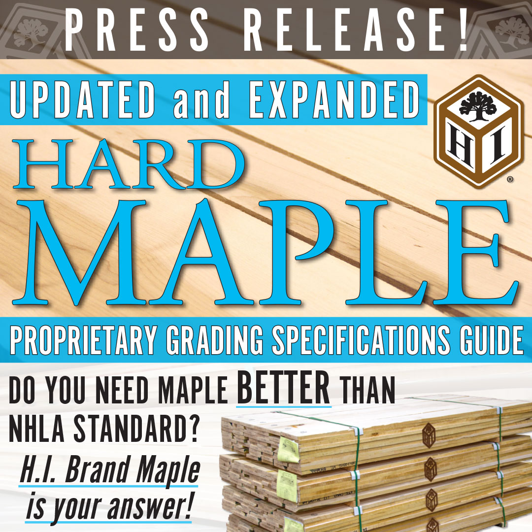 HardWdInd's tweet image. NEW - Expanded Hard Maple Guide!

Do you need Maple BETTER than NHLA standard?  H.I. Brand Maple is your answer!  Graded for application, not a minimum standard.

hardwoodind.com/catalogs/hard-…

Let us help you find the best grade of Hard Maple for you!

#hardwoodindustries
#hardmaple