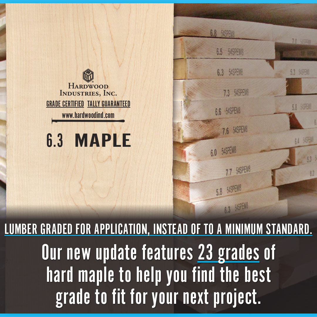 HardWdInd's tweet image. NEW - Expanded Hard Maple Guide!

Do you need Maple BETTER than NHLA standard?  H.I. Brand Maple is your answer!  Graded for application, not a minimum standard.

hardwoodind.com/catalogs/hard-…

Let us help you find the best grade of Hard Maple for you!

#hardwoodindustries
#hardmaple