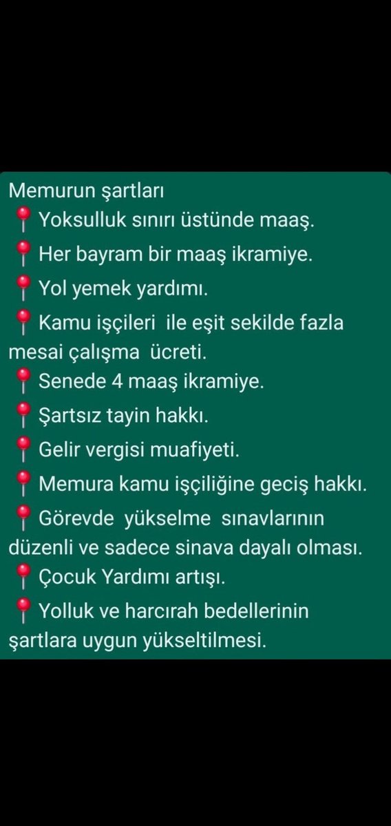 kerem_beren's tweet photo. Çok şey istemiyoruz sadece hakkımız  olanı istiyoruz !
#MeclistenMemuraRevizyon
#MemurHakkıMecliseBağlı
#MemurHakkıMecliseBağlı https://t.co/QTsczUTj9C
