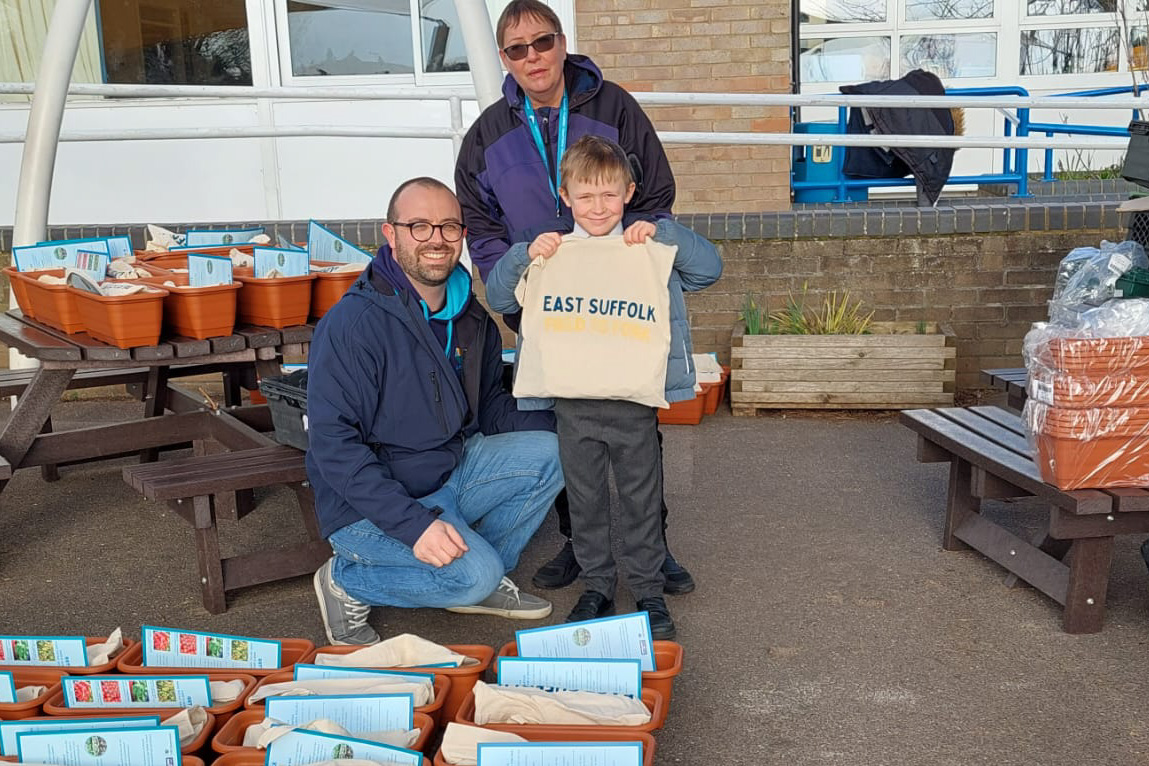 Did your child receive a Field to Fork starter kit earlier this year, with everything they need to start growing their own fruit and veg? Look out for an email questionnaire from our Communities Team! 

If you don't receive an email, please contact communities@eastsuffolk.gov.uk
