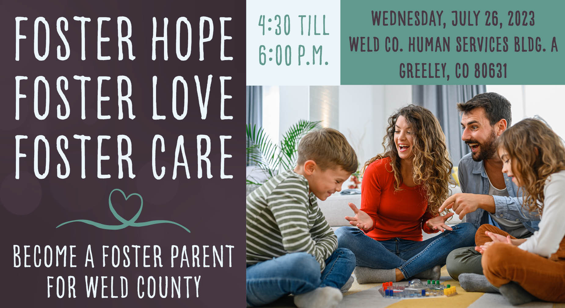 weldgov on Twitter "Join us on 7/26/23, from 4306 p.m. at WC Human