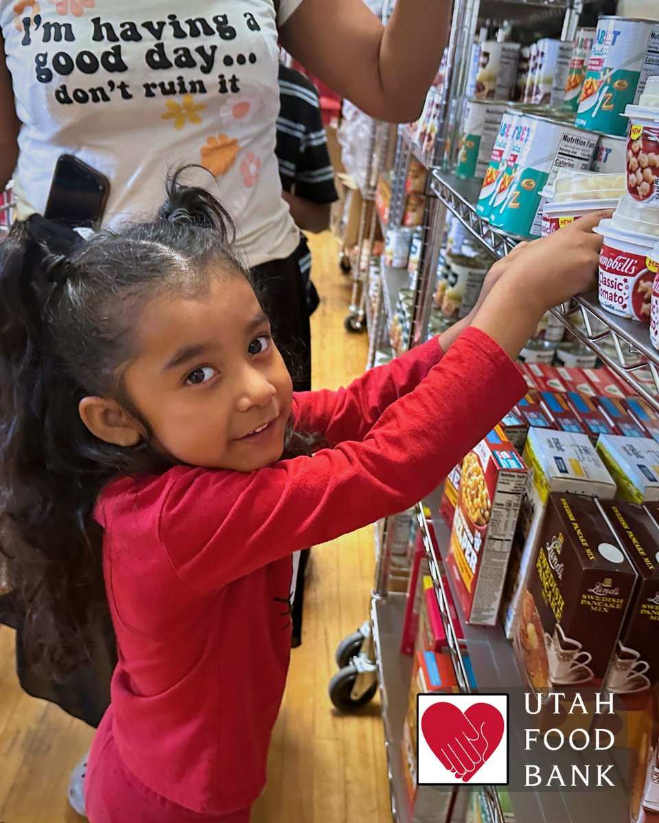 utahfoodbank's tweet photo. URGENT: We need your help to keep our warehouse stocked for kids like 4-year-old Emma.
.
With kids out of school, food pantries across Utah report a jump in demand, but at the same time, food donations have dropped off.
.
#WarehouseWednesday #WeFeedUtah #GiveFood #HungerCliff https://t.co/1XeJaeZQpP