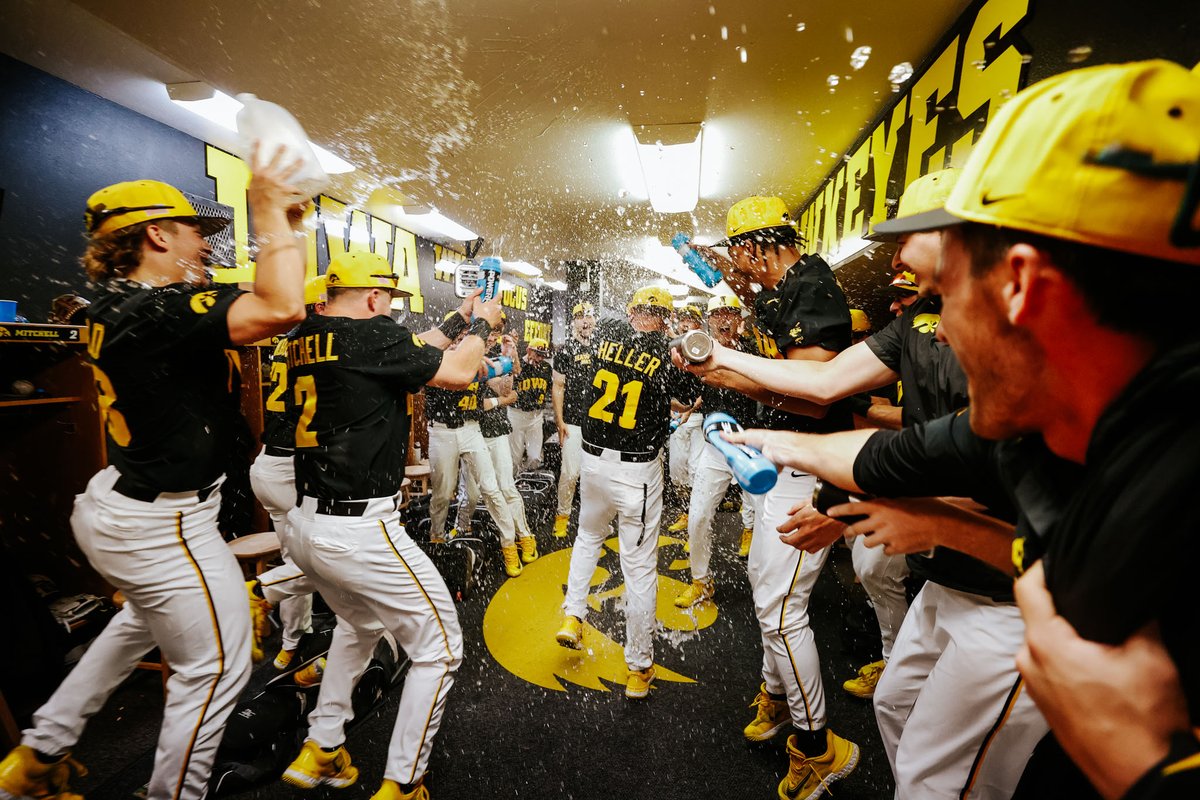 UIBaseball's tweet photo. 1️⃣0️⃣ years ago today @rheller21 was named the 20th head coach in program history. 

320 wins, 3 regionals, and a B1G Tournament title later we'd say that turned out alright! 

#Hellerball x #Hawkeyes https://t.co/Bl7btMl27a
