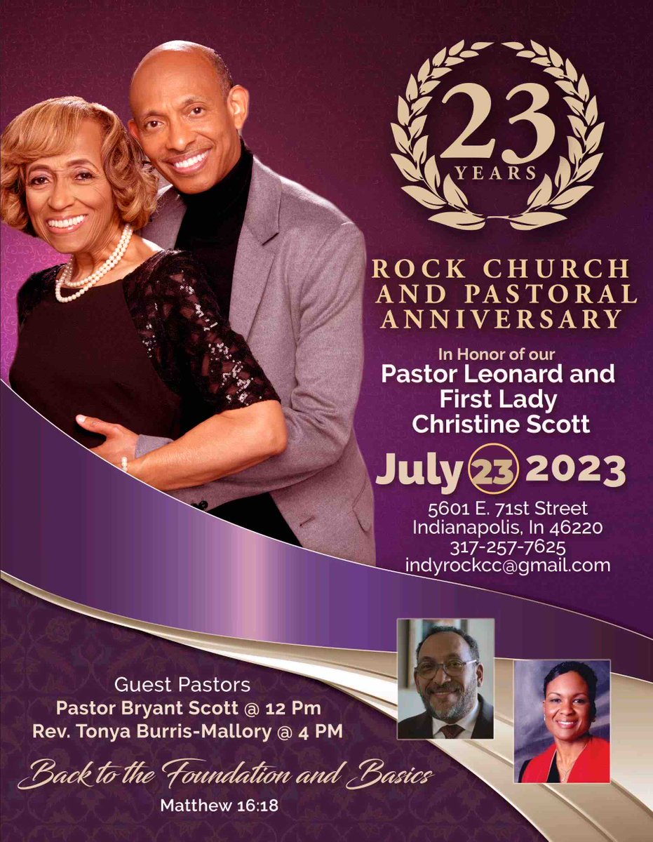 You are invited! Save the date. Come help us celebrate 23 years of God’s goodness! 🎉

#pastor #life #churchflow #church #recordingartist #worship #anniversary