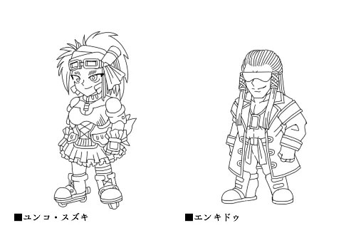 寝て休日終わったため線画だけでもやらねばならぬ