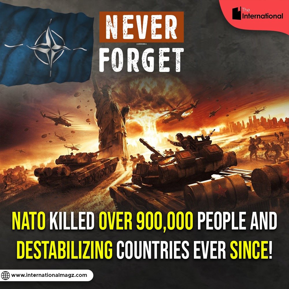 Thread 👇🏻
As the 31st NATO summit took place in Lithuania. Let's not forget the fact that it is an organization of warmongers & sadists that thrive on ruining millions of lives. 

#NATOSummitVilnius #NATO_summit #NATOVilniusSummit #NATOSummit