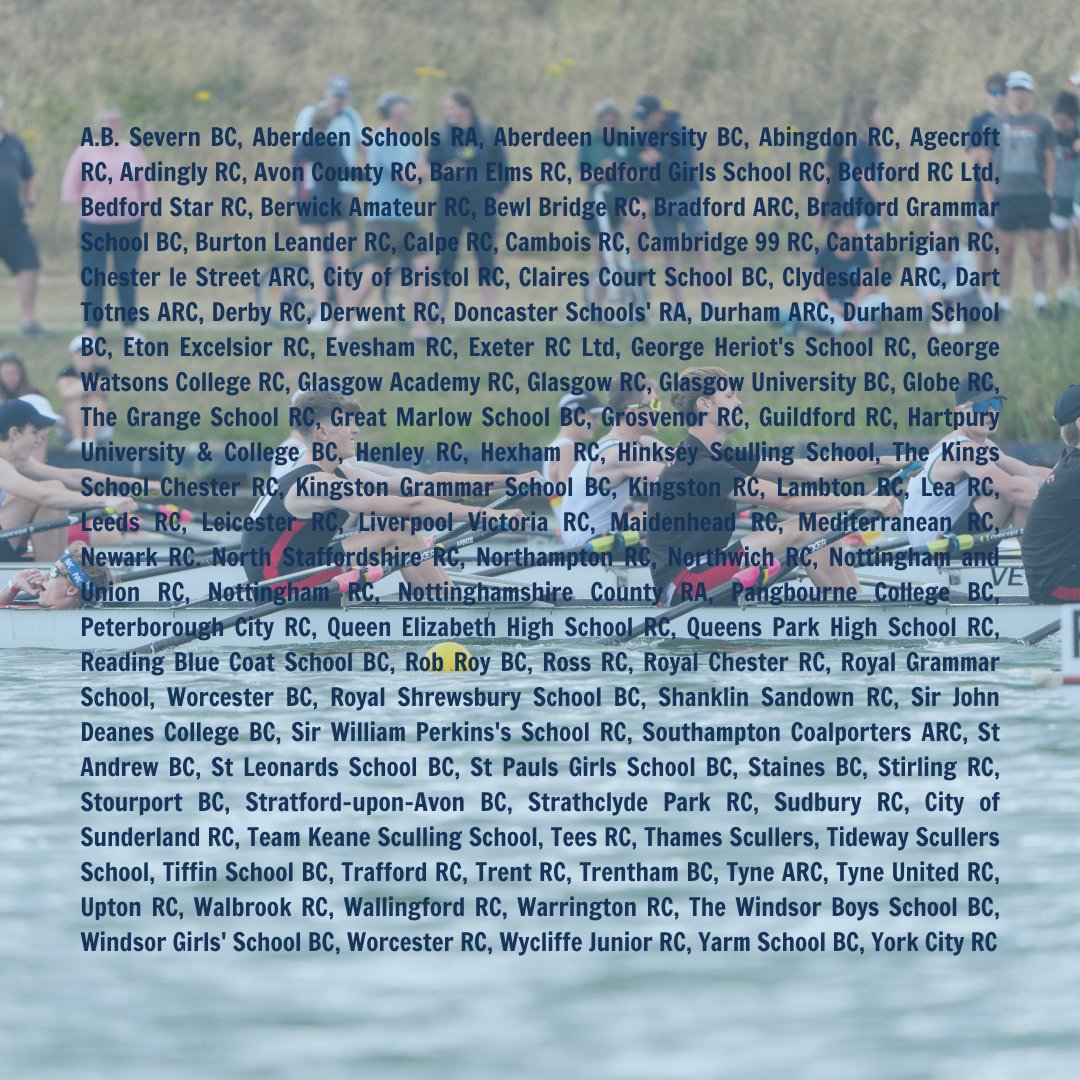 BritishRowing's tweet photo. 1 day to go until the the British Rowing Junior Championships! 

With 974 entries, we'll see crews from over 100 clubs race down the course at Strathclyde Park this weekend 🚣 

Read our British Rowing Junior Championships preview👇 
https://t.co/IPczE47DQW https://t.co/VAXPHCqDmw