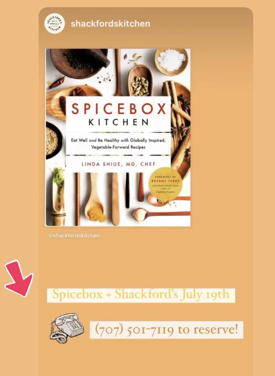 spiceboxtravels's tweet photo. I’d love to cook with you! Take a hands-on class w/me Wed 7/19 6:30-8 pm at Shackford’s Kitchen in Napa! I’m teaching a class on flavorful, #plantbased Asian recipes + you’ll get a signed copy of #SpiceboxKitchen @HachetteUS Call Shackford’s for to register at 707-501-7119. https://t.co/qIiNUYtdI1