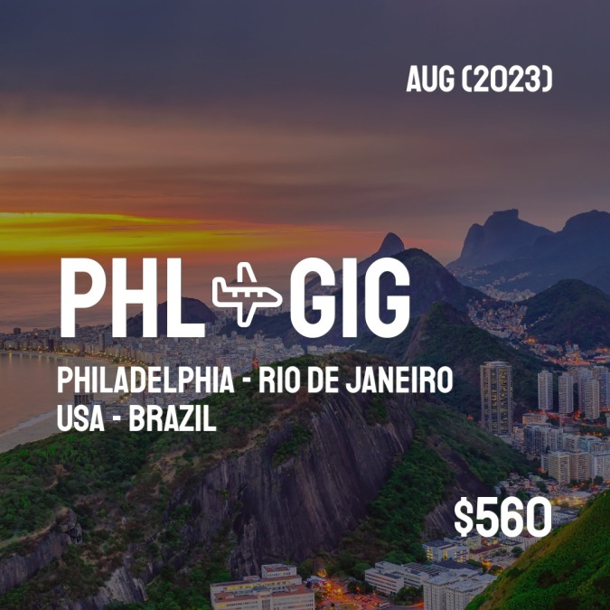 PHLCheapDeals's tweet image. ✈️ Philadelphia (PHL) to Rio de Janeiro (GIG) for only $560 (USD) roundtrip 💸
198 live dates on Adventure Machine. - get the app on iOS or Android