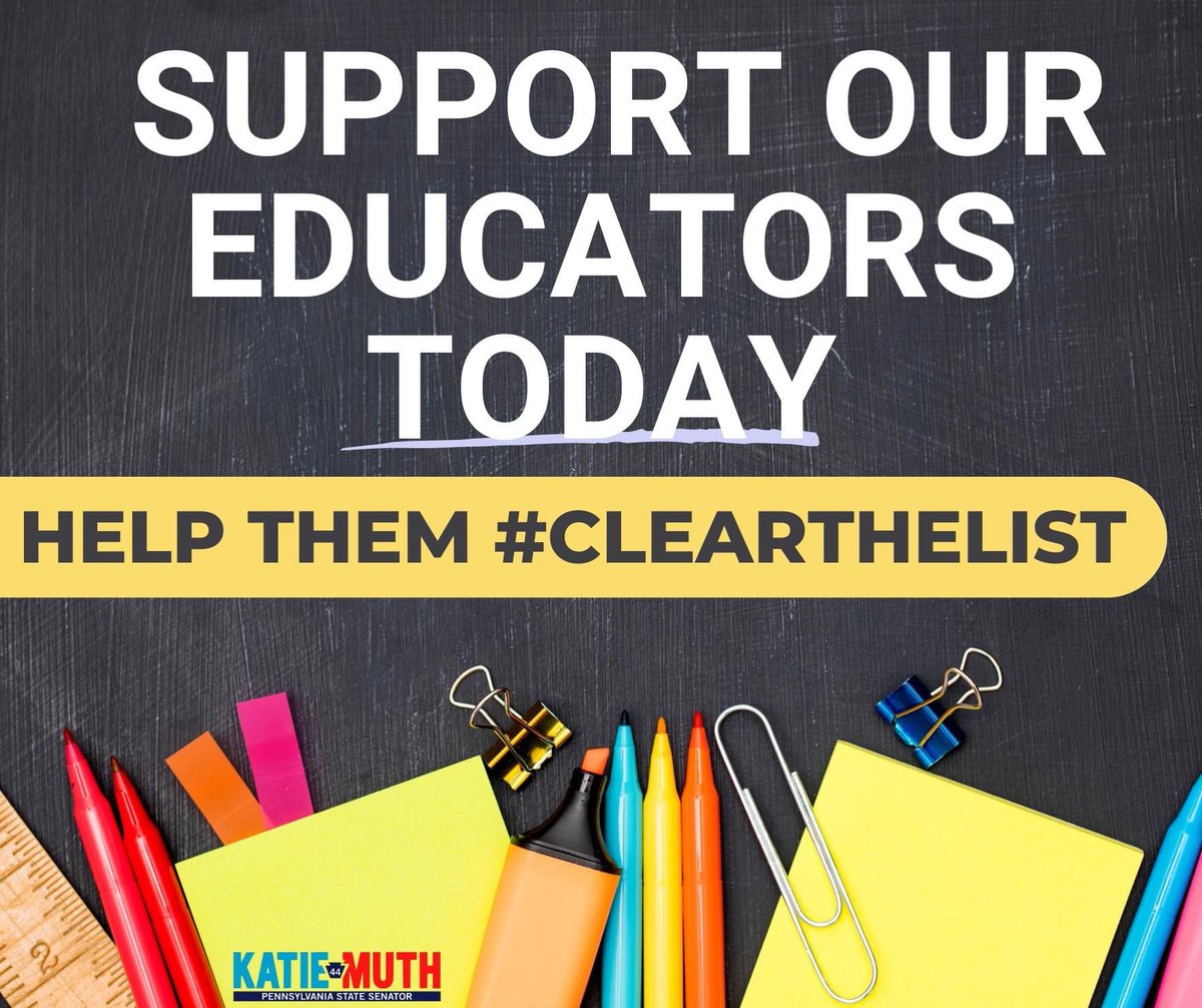 Senator Katie Muth tweet media