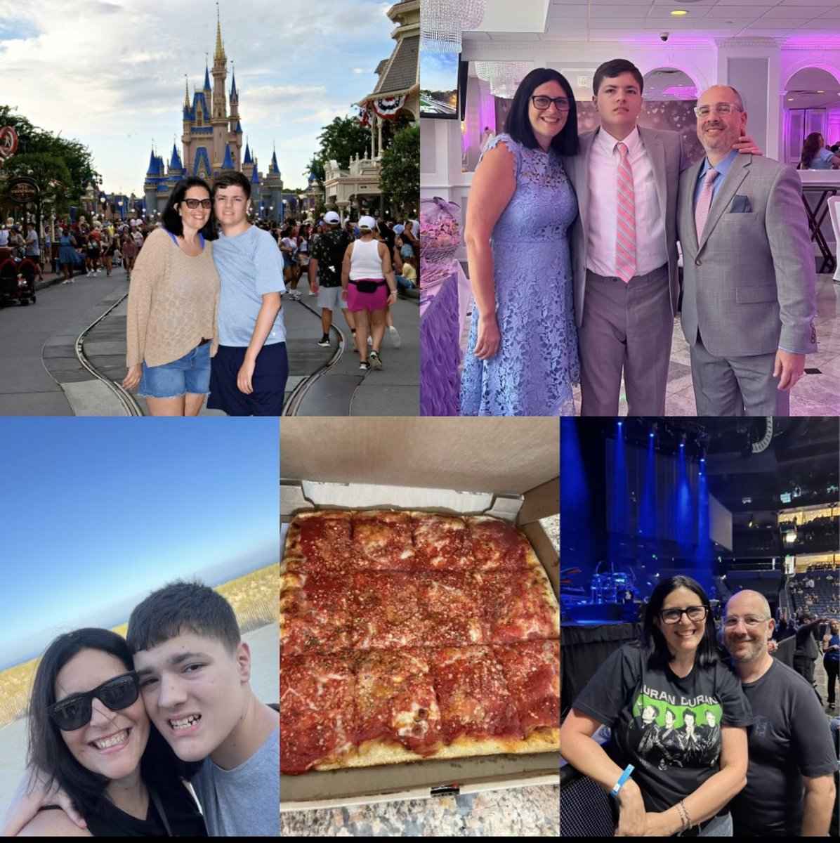 Mrs. Carnovali has been very busy this summer. She’s been to Pt Pleasant NJ, a family party in NY, had pizza from NY, been to Magic Kingdom, and a Duran Duran concert