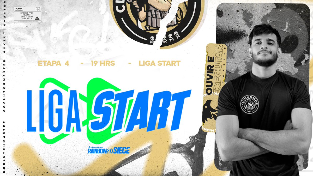 ClutchMasterGG's tweet photo. Hoje é dia de #LigaStart para a nossa line masculina!
Precisamos de um desempenho expressivo hoje, pra poder sonhar com a classificação!
#RainbowSixBR #R6BR https://t.co/8dDBvzmYm3