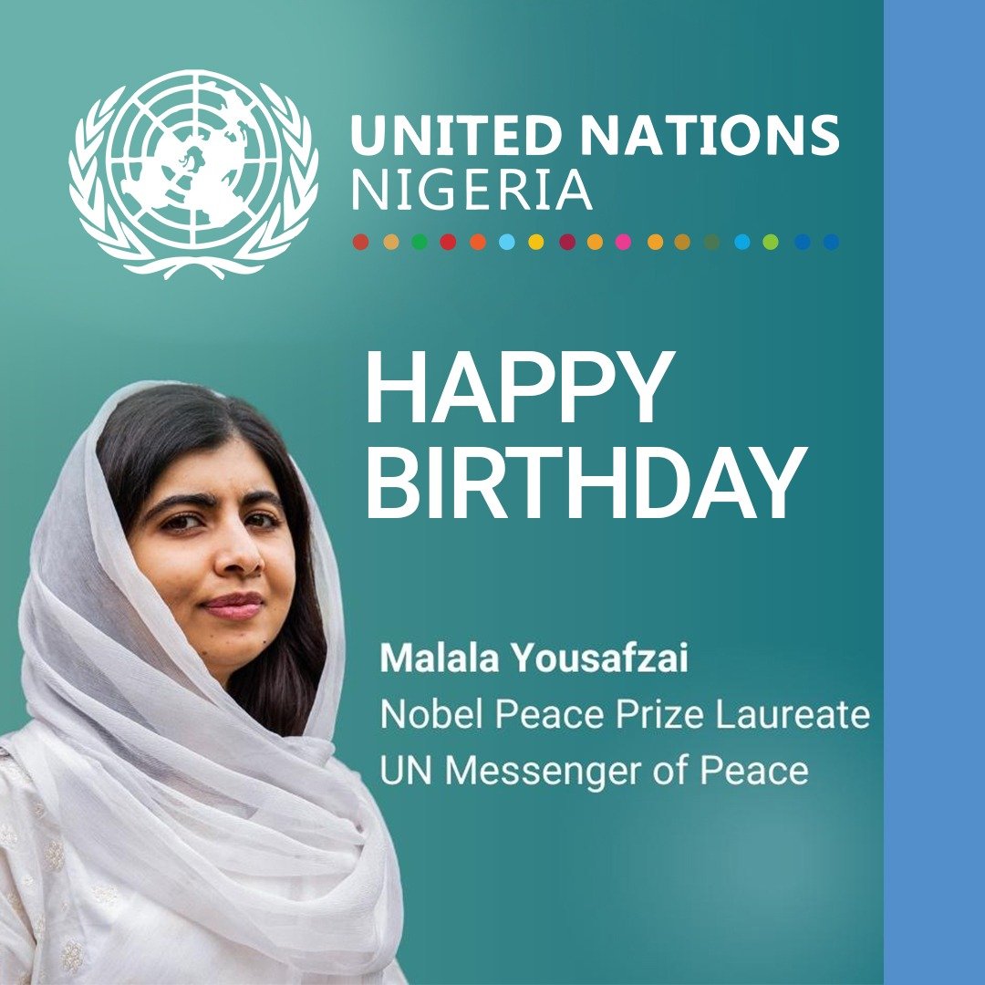 U2 / HAPPY BIRTHDAY MALALA - ヨシュア・トゥリー再訪 Today, we celebrate #MalalaDay, to honor the Nobel Peace Prize