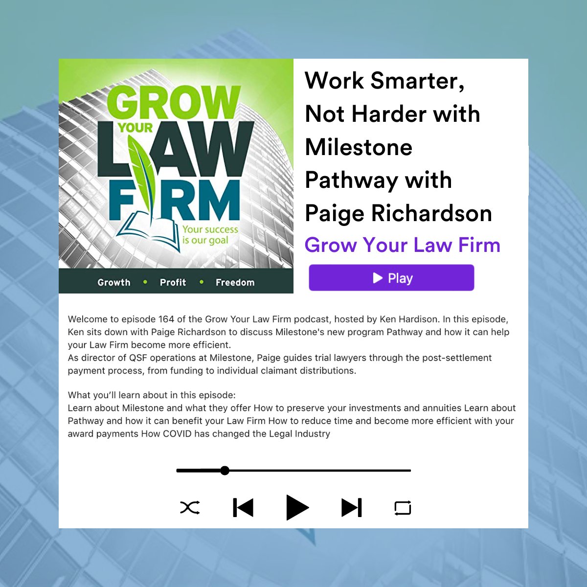 milestoneandco's tweet photo. We're gearing up to reveal a few exciting developments in the world of Pathway at AAJ this week! In preparation, have a listen to this podcast episode from earlier this year, featuring some Pathway groundwork laid by the ever-delightful Paige Richardson. https://t.co/nFmB2eTsgr https://t.co/oYJTqq4qfk