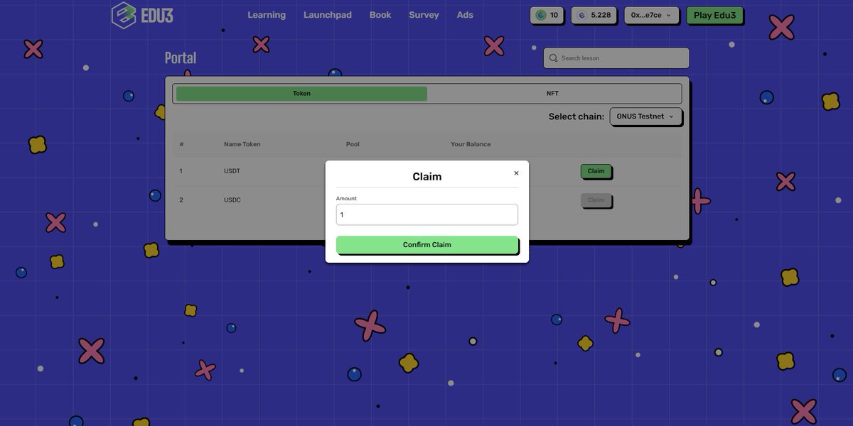Edu3Protocol's tweet photo. @ONUSChain @zksync - Step 5: Choose the assets and enter the amount you want to withdraw. https://t.co/FT887fRY8s