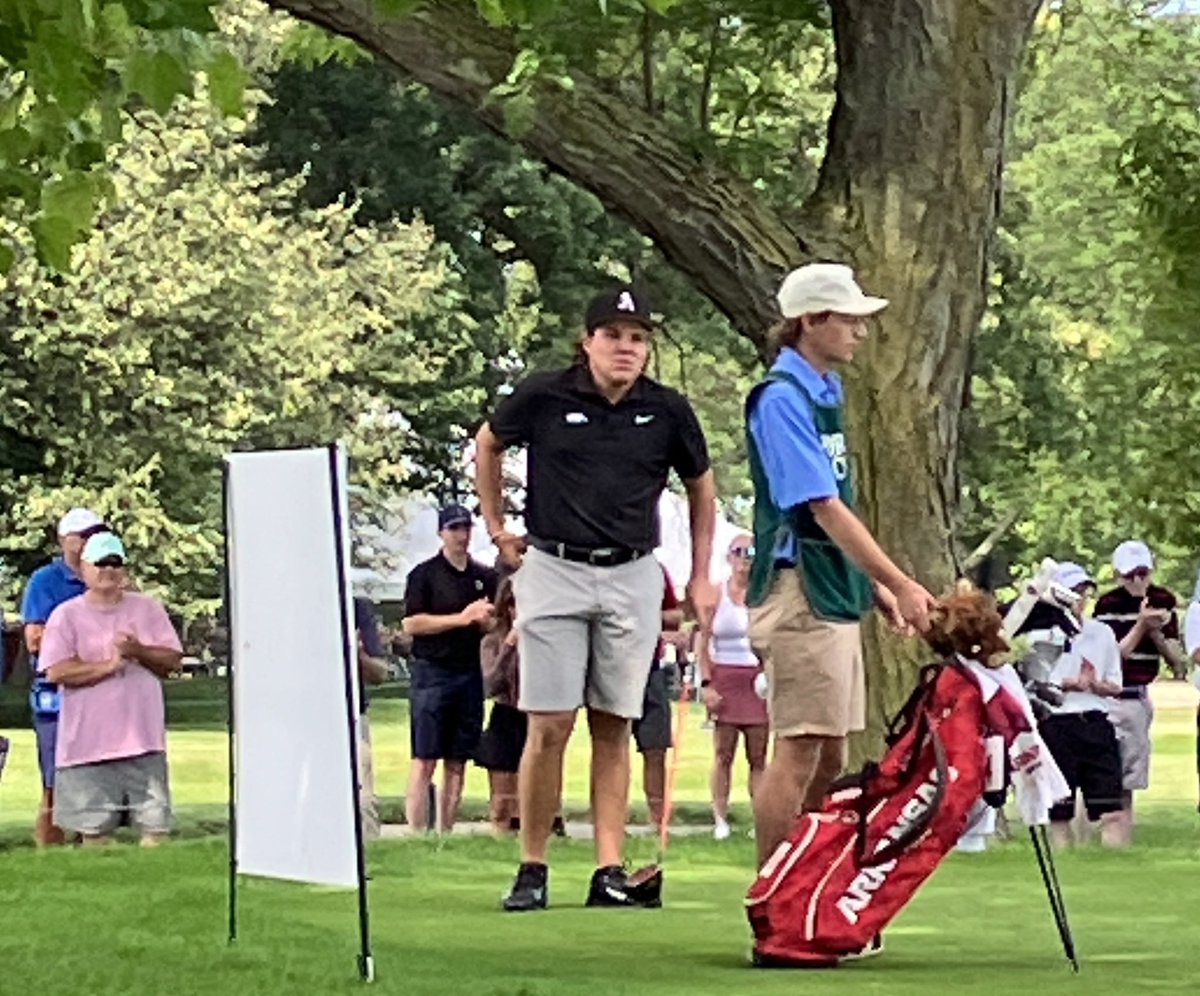 John Daly II could not have a better caddy this week at @portercup than our own Cavan Derrigan. Good luck, fellows.
@ice_nichols
@NicholsSchool
@NicholsVikings https://t.co/cQhp4sayP2