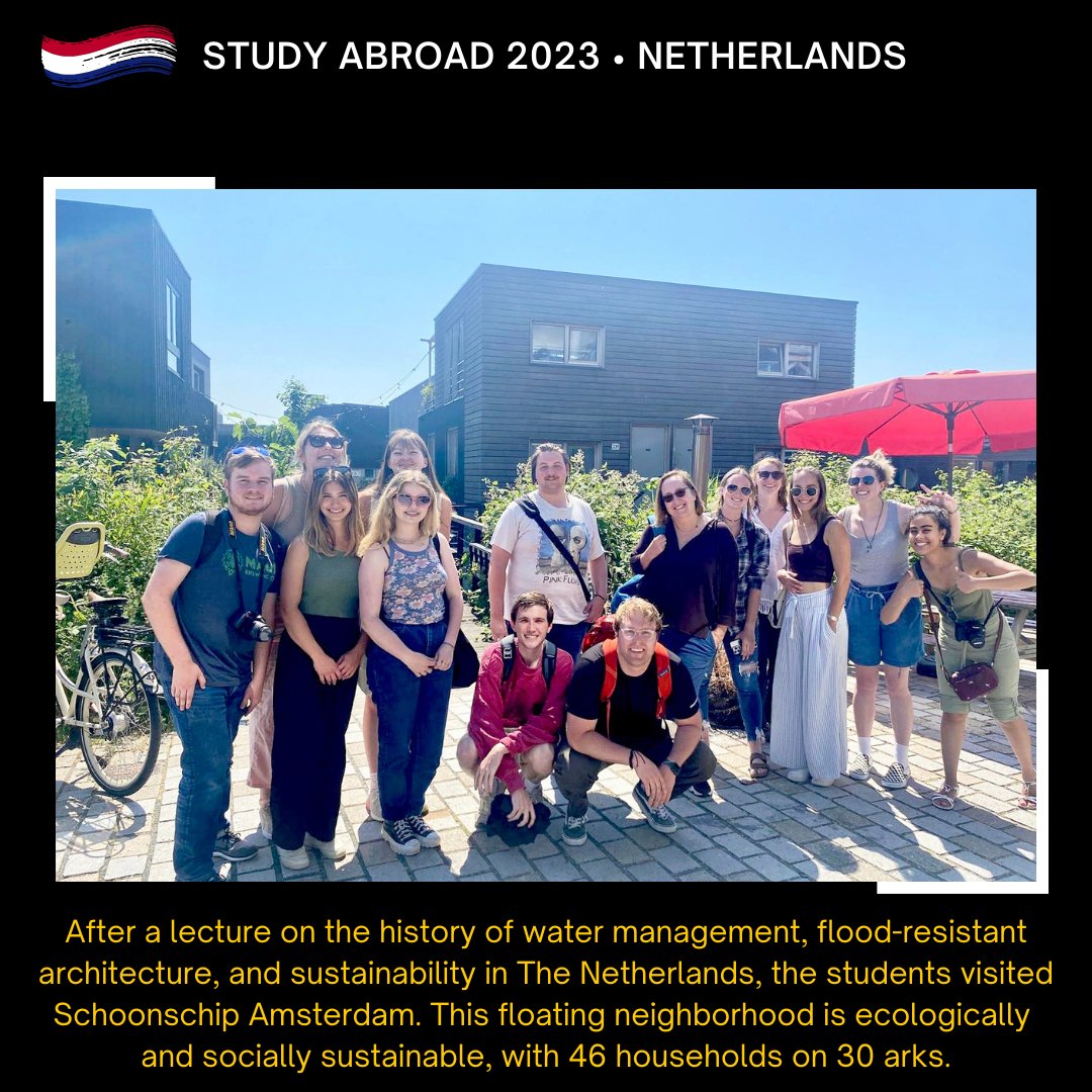 Appstatecomdept's tweet photo. COM students learned water is integral to the daily lives of the Dutch people and shapes the very landscape of the country. For more info about studying abroad: https://t.co/JJFe7sh41a.
#AppState #AppstateFAA #AppStateCOMDept #StudyAbroad #MyAppStateSummer
@AppStateFAA @appstate https://t.co/Bx73pamgwE