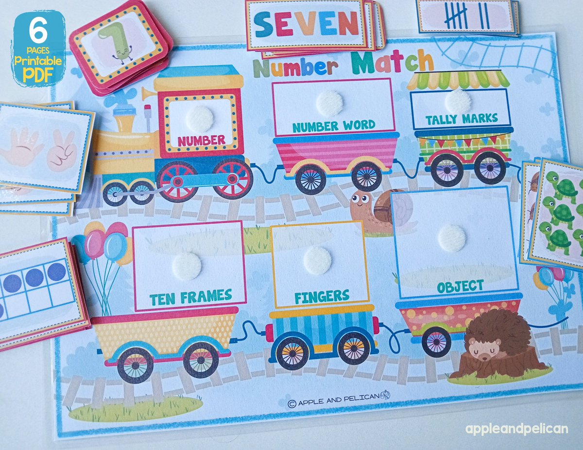 Appleandpelican's tweet image. Numbers And Counting Activity For Toddler, Preschool Number Sense Busy Book Page Printable Math Worksheets Number 1 To 10 Matching

etsy.com/listing/152117…

#worksheet #busybook #numbers #numbersense #preschool #kindergarten #counting #count #Matching #numeracy #maths #etsy