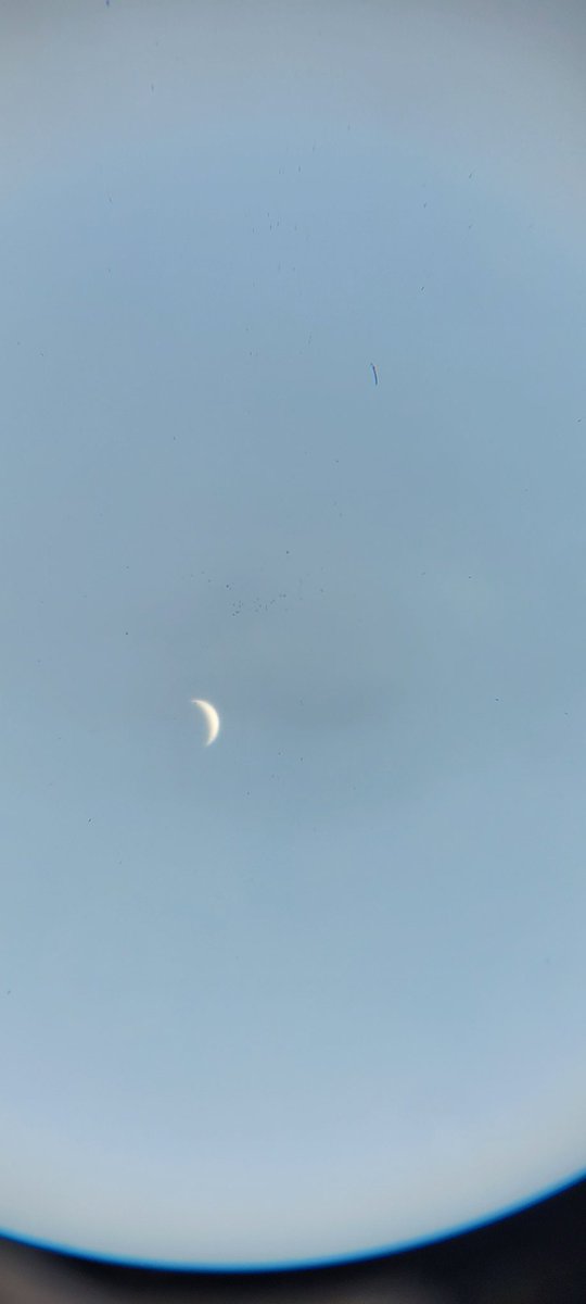aak_kassel's tweet photo. Heute konnte man in der #Sternwarte bei uns die #Sonne im H-Alpha beobachten und außerdem die Venus und den Mond.

Mehrere Schulklassen haben die Sternwarte heute besucht und das trotz #Hitze.

Eine Sonnenprotuberanz und die Venussichel ist auf den Handybildern zu sehen. https://t.co/qxZKtKdmxv