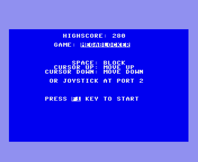 MEGA65Files's tweet photo. ⏫👾 Updated Game: MEGABLOCKER by sirlazarus #mega65
https://t.co/NCBLEMVkQX https://t.co/7UZYZSS3xx