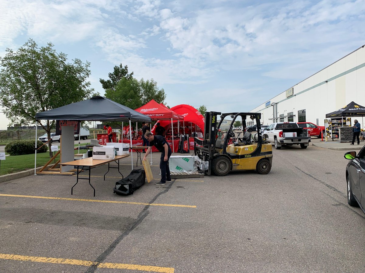 The set-up has begun at NCA Calgary for our Stampede BBQ Event! Join us, 11 am - 3 pm, for an exciting day of can't miss product specials, prizes and much more! See you there!