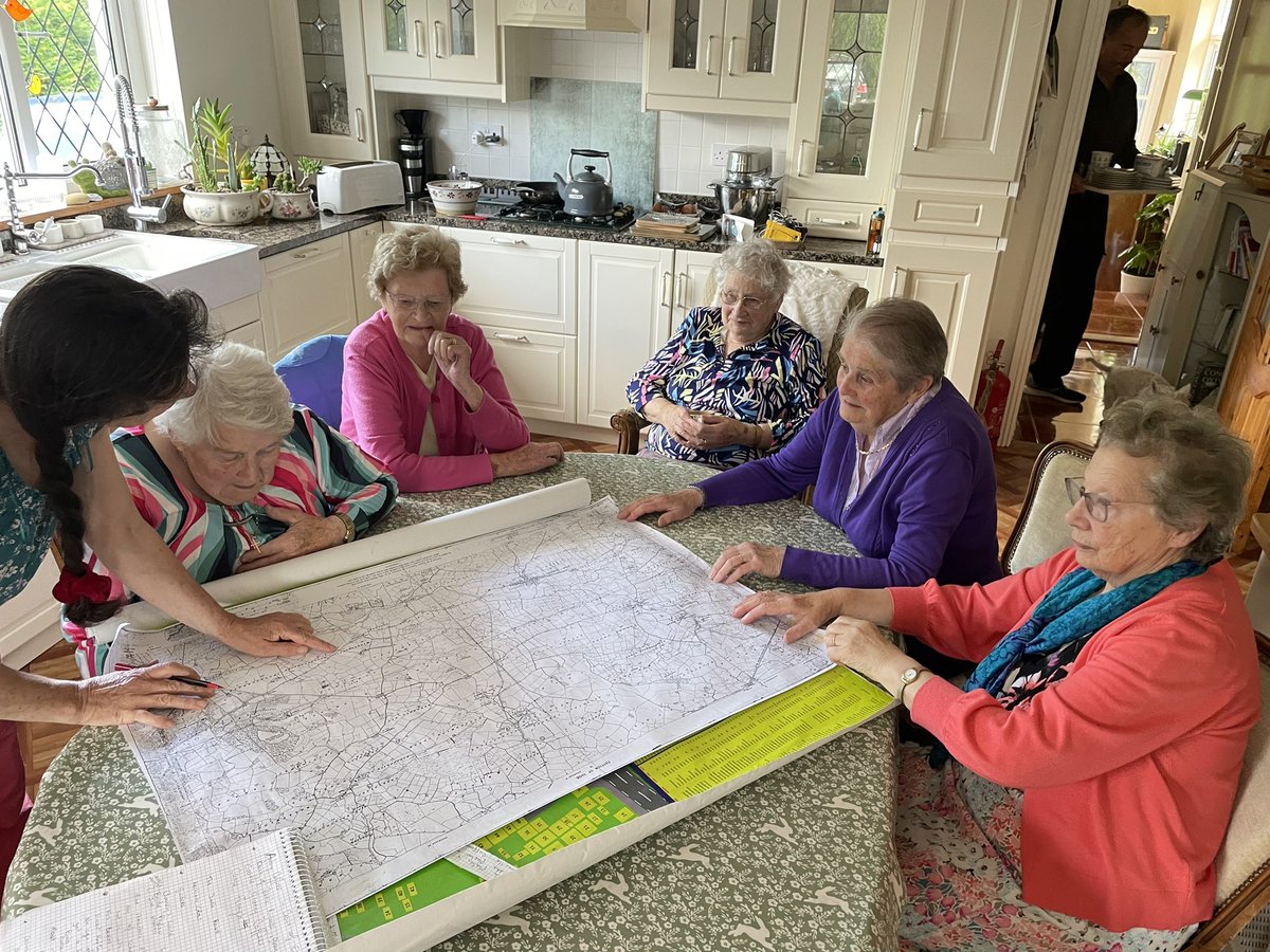 CloughTidy's tweet photo. Combined age of 437 years of life experience around table helping with our history project, thank you to all, who has helped us with this huge project.  
The history of Clough &amp; surrounding areas in Clough Hall 14th JULY @ 7:30pm. Donation box will be at the door. 
All welcome https://t.co/hS3XMUCFYw