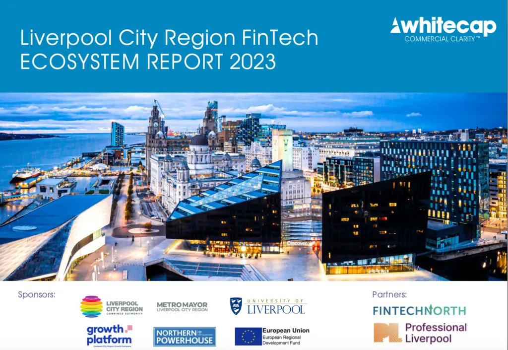 Liverpool City Region FinTech Report 2023 🌍 More than 40 FinTech firms 💥 £200m GVA to regional economy 🚀 Investment in innovation is 2 x the national target 💪 #payments #wealthtech #insurtech #accounting bit.ly/LCRfintechrepo… @WhitecapConsult #LCRfintechreport