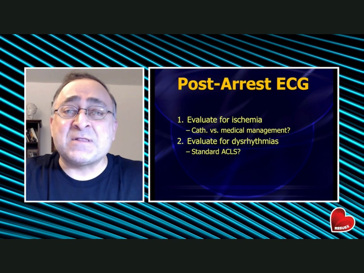 Glorilyn Joyce Ong, MD (@lynongmd) on Twitter photo Post-arrest ECG #ResusXROSC <a href="/amalmattu/">Amal Mattu</a> <a href="/CriticalCareNow/">Haney Mallemat</a>
In post-arrest ECG, evaluate for Ischemia and Dysrhythmias Post-arrest ECG #ResusXROSC <a href="/amalmattu/">Amal Mattu</a> <a href="/CriticalCareNow/">Haney Mallemat</a>
In post-arrest ECG, evaluate for Ischemia and Dysrhythmias
