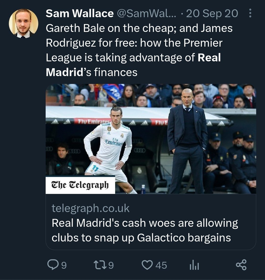 Andres Martinez (@lossublimes) on Twitter photo El del Telegraph el señor <a href="/SamWallaceTel/">Sam Wallace</a> que ha escrito el artículo famosito, tiene patito de goma con el City, pero por lo que sea siempre habla del Real Madrid. HASTA LA TRAQUEA, Frente cada día más grande El del Telegraph el señor <a href="/SamWallaceTel/">Sam Wallace</a> que ha escrito el artículo famosito, tiene patito de goma con el City, pero por lo que sea siempre habla del Real Madrid. HASTA LA TRAQUEA, Frente cada día más grande