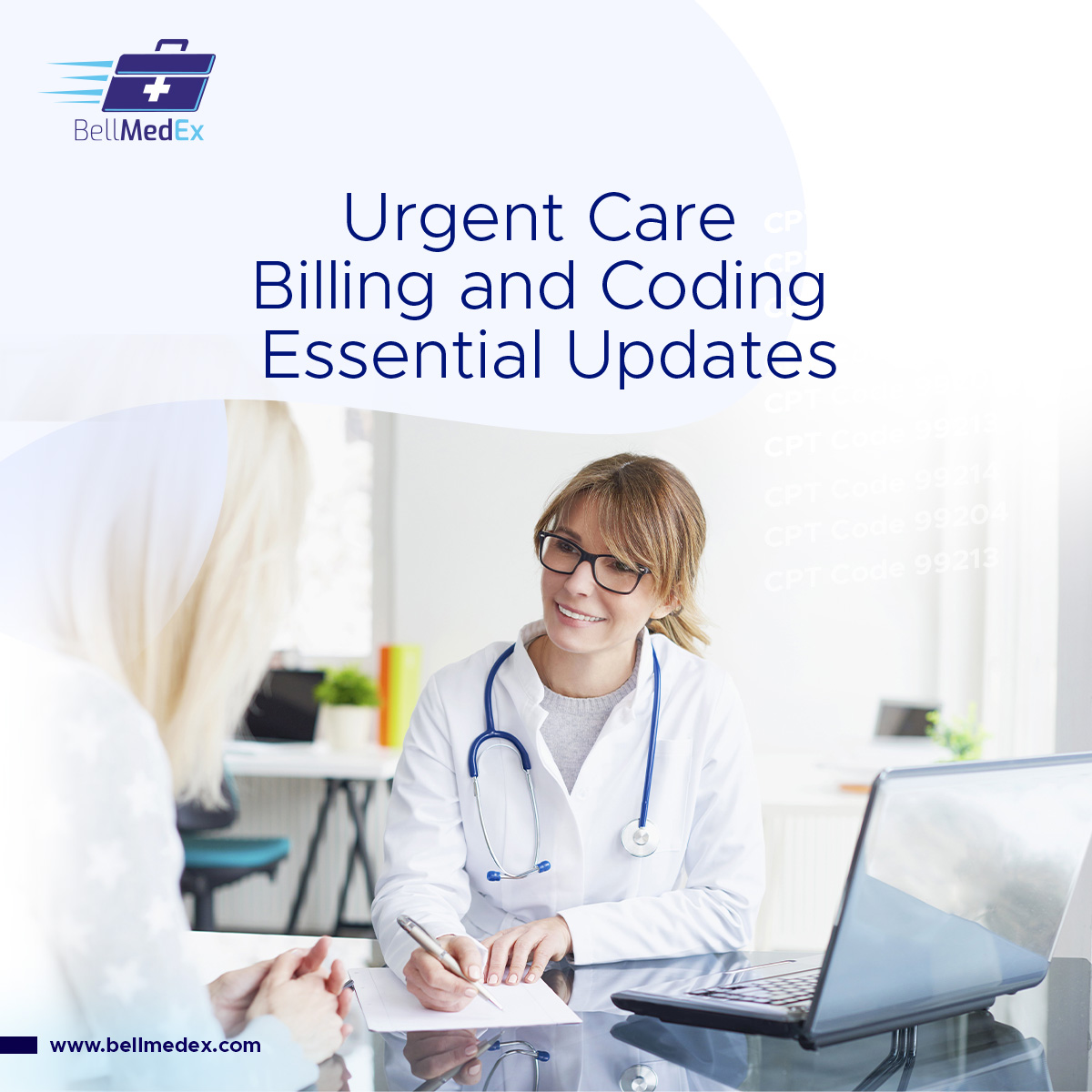 BellMedEx1's tweet photo. 📢 Prepare to embark on an exciting journey through the latest updates in medical billing and coding brought to you by CMS. Let these updates be your guiding light in the urgent care,👩‍⚕️🧾  https://t.co/lfMcQFVy3F
#BellMedEx #MedicalBillingandcoding #UpdatedGuidelines https://t.co/UZlUo15n3q