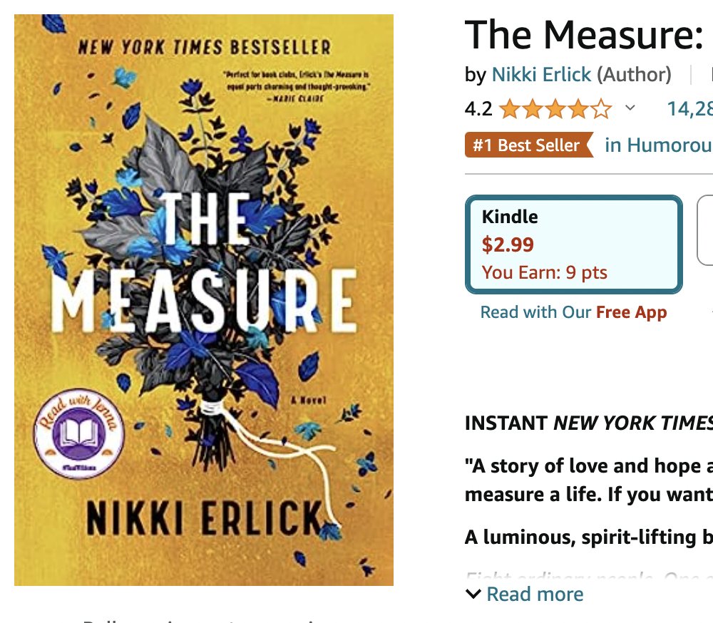 #TheMeasure is on sale @AmazonKindle for just $2.99 for a limited time! #KindleDeals #ebooks #kindlepromo