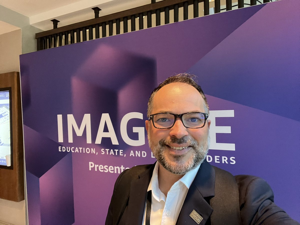 dustindebrum's tweet photo. Day 2 at the #awsimagine conference, looking forward to sharing the @CalPoly DxHub teams challenge project work using #machinelearning plus our #learnbydoing ethos to support #student safety! Because a safe environment = an ability to learn! https://t.co/619VO0oFeK